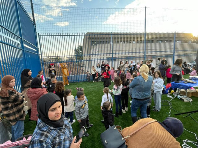 افتتاح ملعب كرة قدم مصغر في جلجولية 